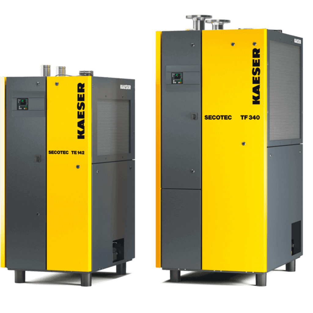 Uscătoare cu refrigerare SECOTEC de la 10,5 până la 34 m³/min