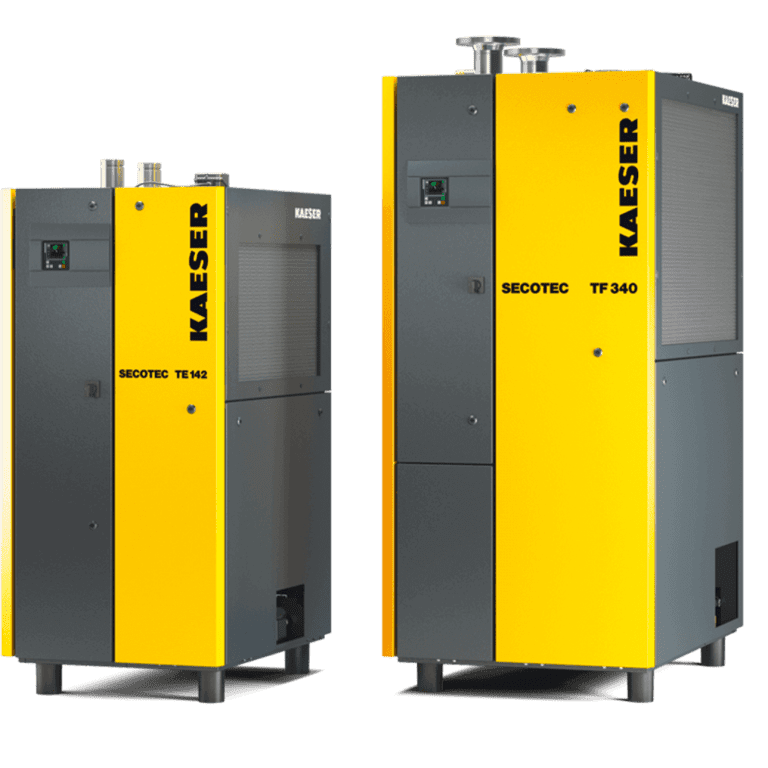 Uscătoare cu refrigerare SECOTEC de la 10,5 până la 34 m³/min
