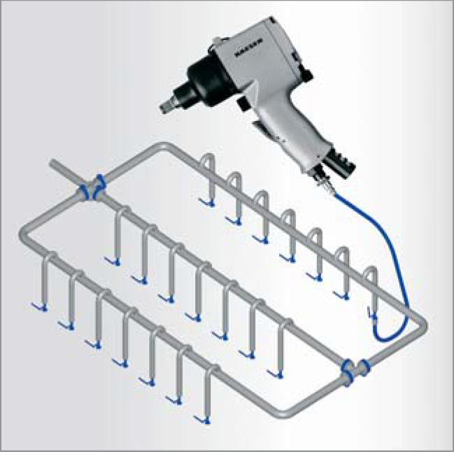 Measurement of compressed air losses