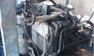 Neglected compressed air station